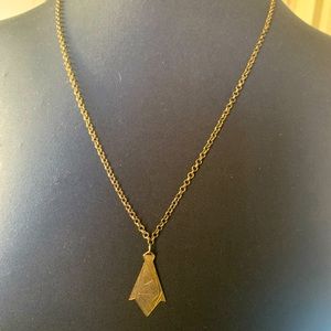 Necklace geometric pendant